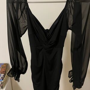 Elegant Black Dress Lucy in the Sky